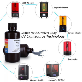 ELEGOO ABS-Like LCD UV-Curing Photopolymer Rapid Resin For 3D Printers 3D Printer Accessories elegoo-shop