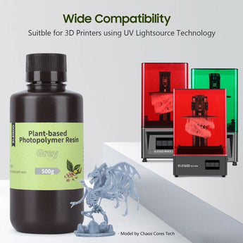 ELEGOO Plant-Based Rapid UV-Curing Resin for LCD 3D Printers 3D Printer Accessories elegoo-shop