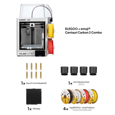 ELEGOO × emoji® Centauri Carbon 2 Combo Frequently Bought Together Bundle