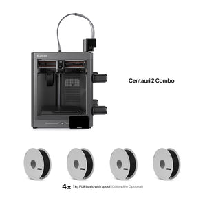 Centauri 2 Combo + 4 kg PLA Basic (avec bobine réutilisable)