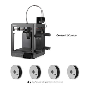 Centauri 2 Combo + 4 kg PLA Basic (avec bobine réutilisable)
